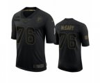 Atlanta Falcons #76 Kaleb McGary Black 2020 Salute to Service Limited Jersey