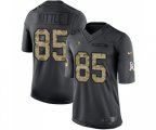 San Francisco 49ers #85 George Kittle Limited Black 2016 Salute to Service Football Jersey