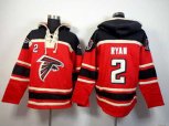 Atlanta Falcons #2 matt ryan black-red[pullover hooded sweatshirt]