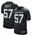 New York Jets Retired Player #57 Bart Scott Nike Black Alternate Limited Jersey