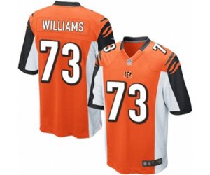 Cincinnati Bengals #73 Jonah Williams Game Orange Alternate Football Jersey