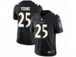 Baltimore Ravens #25 Tavon Young Vapor Untouchable Limited Black Alternate NFL Jersey