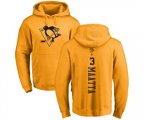 NHL Adidas Pittsburgh Penguins #3 Olli Maatta Gold One Color Backer Pullover Hoodie