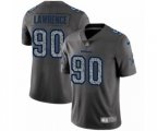 Dallas Cowboys #90 DeMarcus Lawrence Limited Gray Static Fashion Limited Football Jersey