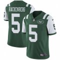 New York Jets #5 Christian Hackenberg Green Team Color Vapor Untouchable Limited Player NFL Jersey