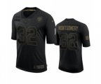 Chicago Bears #32 David Montgomery Black 2020 Salute To Service Limited Jersey