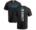 Carolina Panthers #20 Jordan Scarlett Black Backer T-Shirt
