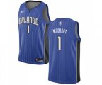 Orlando Magic #1 Tracy Mcgrady Swingman Royal Blue Road NBA Jersey - Icon Edition