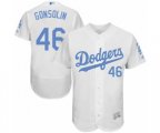 Los Angeles Dodgers Tony Gonsolin Authentic White 2016 Father's Day Fashion Flex Base Baseball Player Jersey