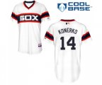 Chicago White Sox #14 Paul Konerko Replica White 2013 Alternate Home Cool Base Baseball Jersey