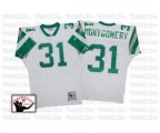 Philadelphia Eagles #31 Wilbert Montgomery White Authentic Throwback Football Jersey