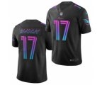 Miami Dolphins #17 Jaylen Waddle Black 2021 Draft City Edition Jersey