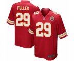 Kansas City Chiefs #29 Kendall Fuller Game Red Team Color Football Jersey