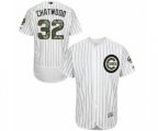 Chicago Cubs Tyler Chatwood Authentic White 2016 Memorial Day Fashion Flex Base Baseball Player Jersey
