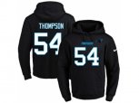 Carolina Panthers #54 Shaq Thompson Black Name & Number Pullover NFL Hoodie