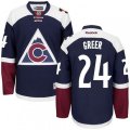 Colorado Avalanche #24 A.J. Greer Premier Blue Third NHL Jersey
