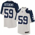 Dallas Cowboys #59 Anthony Hitchens Limited White Throwback Alternate NFL Jersey
