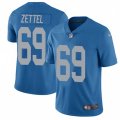 Detroit Lions #69 Anthony Zettel Blue Alternate Vapor Untouchable Limited Player NFL Jersey