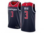 Washington Wizards #3 Bradley Beal Authentic Navy Blue NBA Jersey Statement Edition