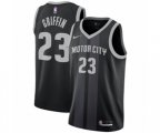 Detroit Pistons #23 Blake Griffin Swingman Black NBA Jersey - City Edition