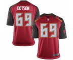 Tampa Bay Buccaneers #69 Demar Dotson Game Red Team Color Football Jersey
