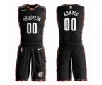 Brooklyn Nets #00 Rodions Kurucs Authentic Black Basketball Suit Jersey - City Edition