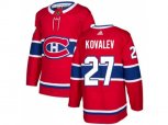 Montreal Canadiens #27 Alexei Kovalev Red Home Authentic Stitched NHL Jersey