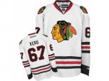 Chicago Blackhawks #67 Tanner Kero Authentic White Away NHL Jersey