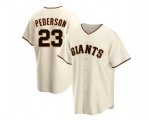 San Francisco Giants #23 Joc Pederson Cream Home Nike Jersey