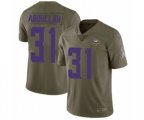 Minnesota Vikings #31 Ameer Abdullah Limited Olive 2017 Salute to Service NFL Jersey