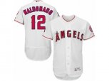 Los Angeles Angels of Anaheim #12 Martin Maldonado White Flexbase Authentic Collection MLB Jersey