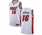 Miami Heat #16 James Johnson Authentic Basketball Jersey - Association Edition