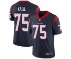 Houston Texans #75 Matt Kalil Navy Blue Team Color Vapor Untouchable Limited Player Football Jersey