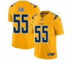 Los Angeles Chargers #55 Junior Seau Limited Gold Inverted Legend Football Jersey