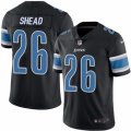 Detroit Lions #26 DeShawn Shead Limited Black Rush Vapor Untouchable NFL Jersey