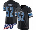 Detroit Lions #52 Christian Jones Limited Black Rush Vapor Untouchable 100th Season Football Jersey