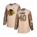 Chicago Blackhawks #40 Robin Lehner Authentic Camo Veterans Day Practice Hockey Jersey