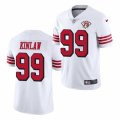 San Francisco 49ers #99 Javon Kinlaw Nike White Color Rush Limited Jersey