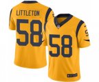 Los Angeles Rams #58 Cory Littleton Limited Gold Rush Vapor Untouchable Football Jersey