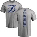 Tampa Bay Lightning #54 Carter Verhaeghe Ash Backer T-Shirt