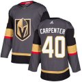 Vegas Golden Knights #40 Ryan Carpenter Authentic Gray Home NHL Jersey