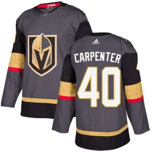Vegas Golden Knights #40 Ryan Carpenter Authentic Gray Home NHL Jersey