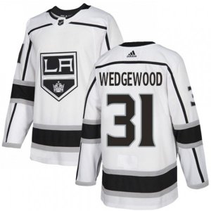 Los Angeles Kings #31 Scott Wedgewood Authentic White Away NHL Jersey
