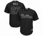 Philadelphia Phillies #27 Aaron Nola Nols Authentic Black 2019 Players Weekend Baseball Jersey