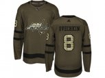 Washington Capitals #8 Alex Ovechkin Green Salute to Service Stitched NHL Jersey