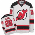 New Jersey Devils #29 Ryane Clowe Authentic White Away NHL Jersey