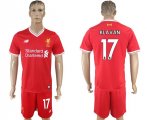 2017-18 Liverpool 17 KLAVAN Home Soccer Jersey