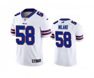 Buffalo Bills #58 Matt Milano 2022 White Vapor Untouchable Limited Stitched Jersey