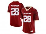 Men's Oklahoma Sooners Adrian Peterson #28 College Limited Football Jersey - Crimson