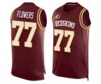 Washington Redskins #77 Ereck Flowers Limited Red Player Name & Number Tank Top Football Jersey